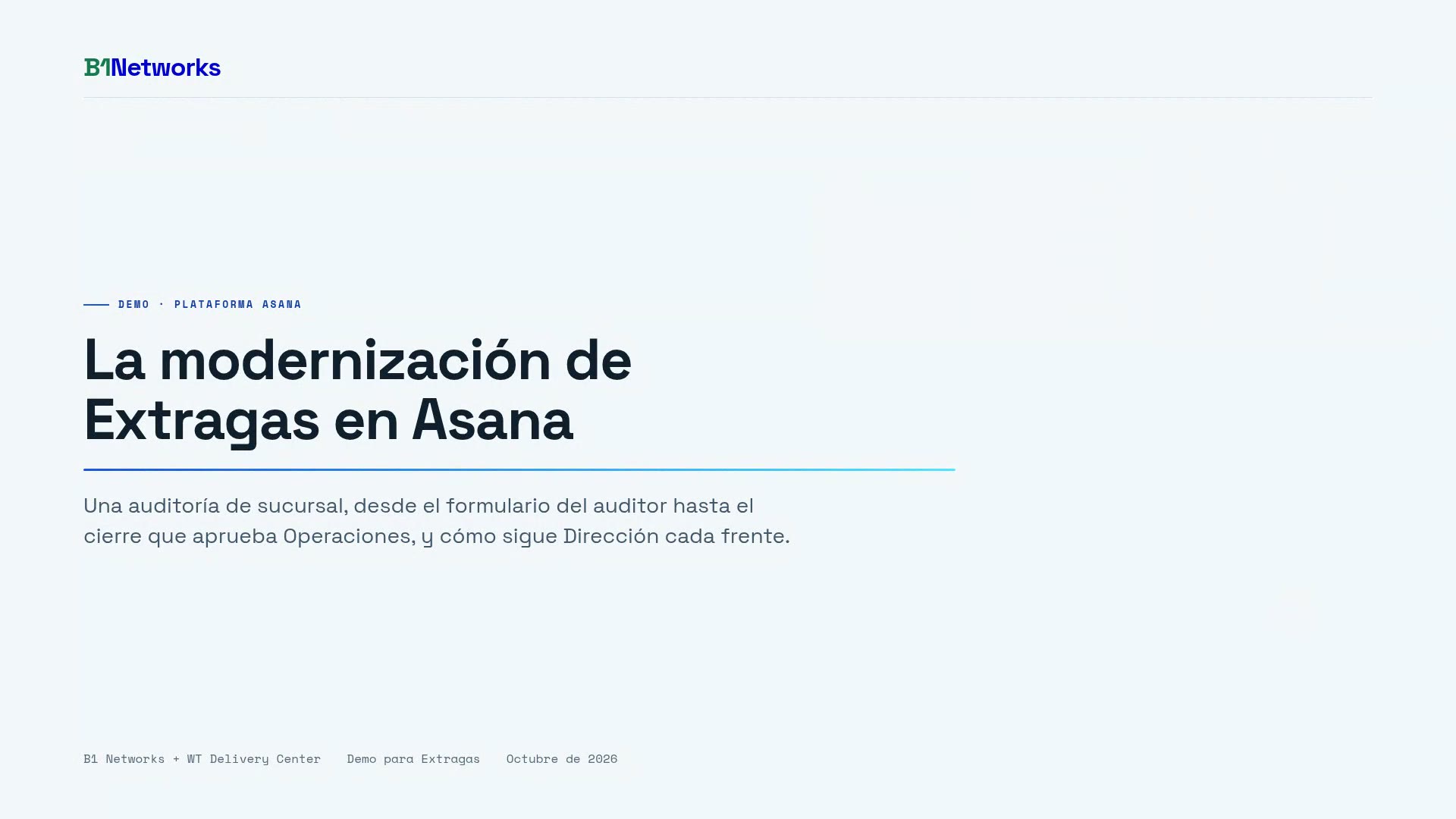 Primer cuadro del video de la demo